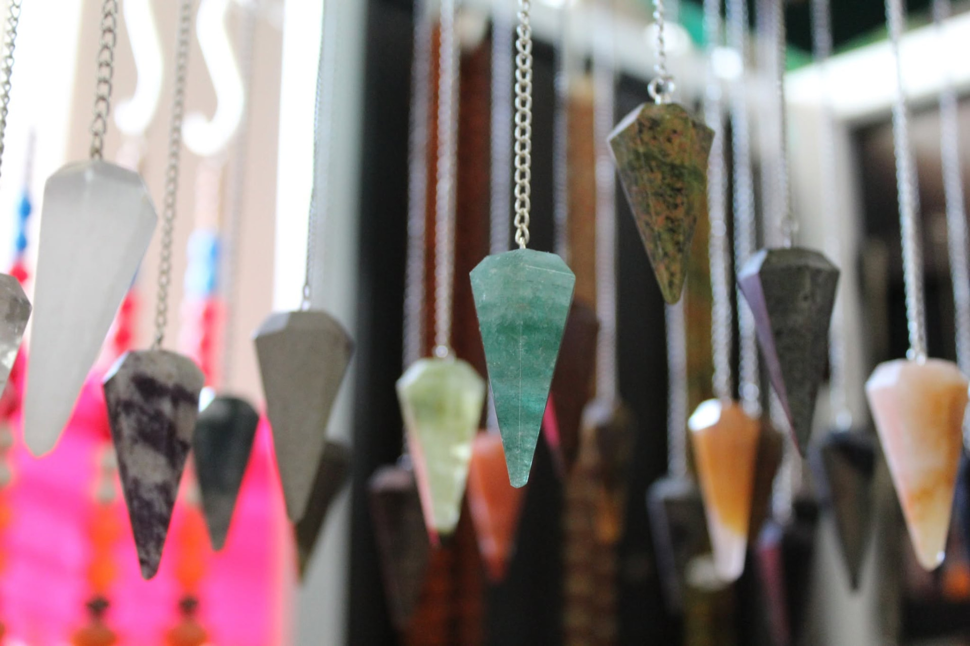 Crystal pendulums