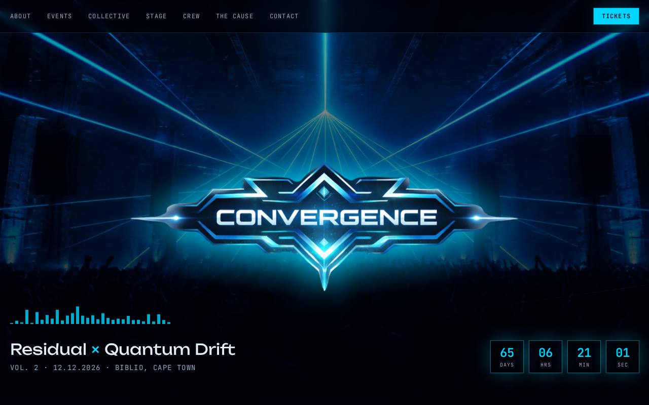 Convergence website preview
