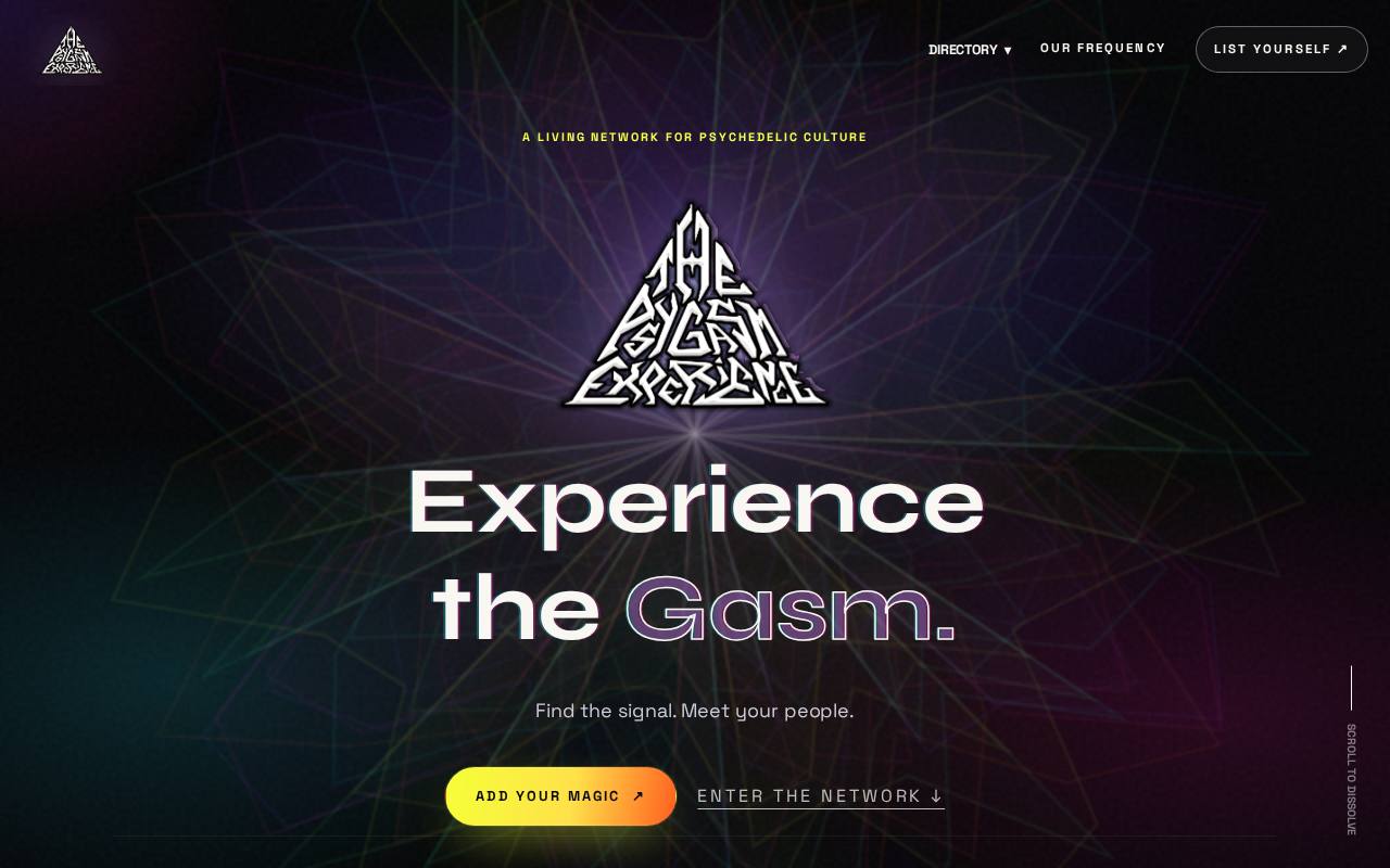 Psygasm website preview